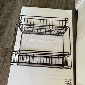 Brown Metal Wall Shelf